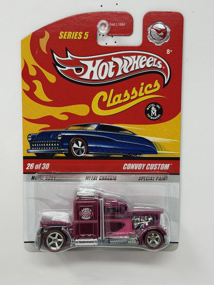 Hot Wheels Classics Series 5 Convoy Custom 1:64 Diecast Pink CHASE