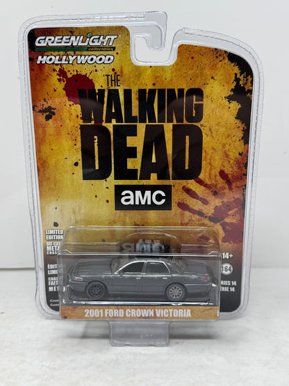 Greenlight Hollywood The Walking Dead 2001 Ford Crown Victoria 1:64 Diecast