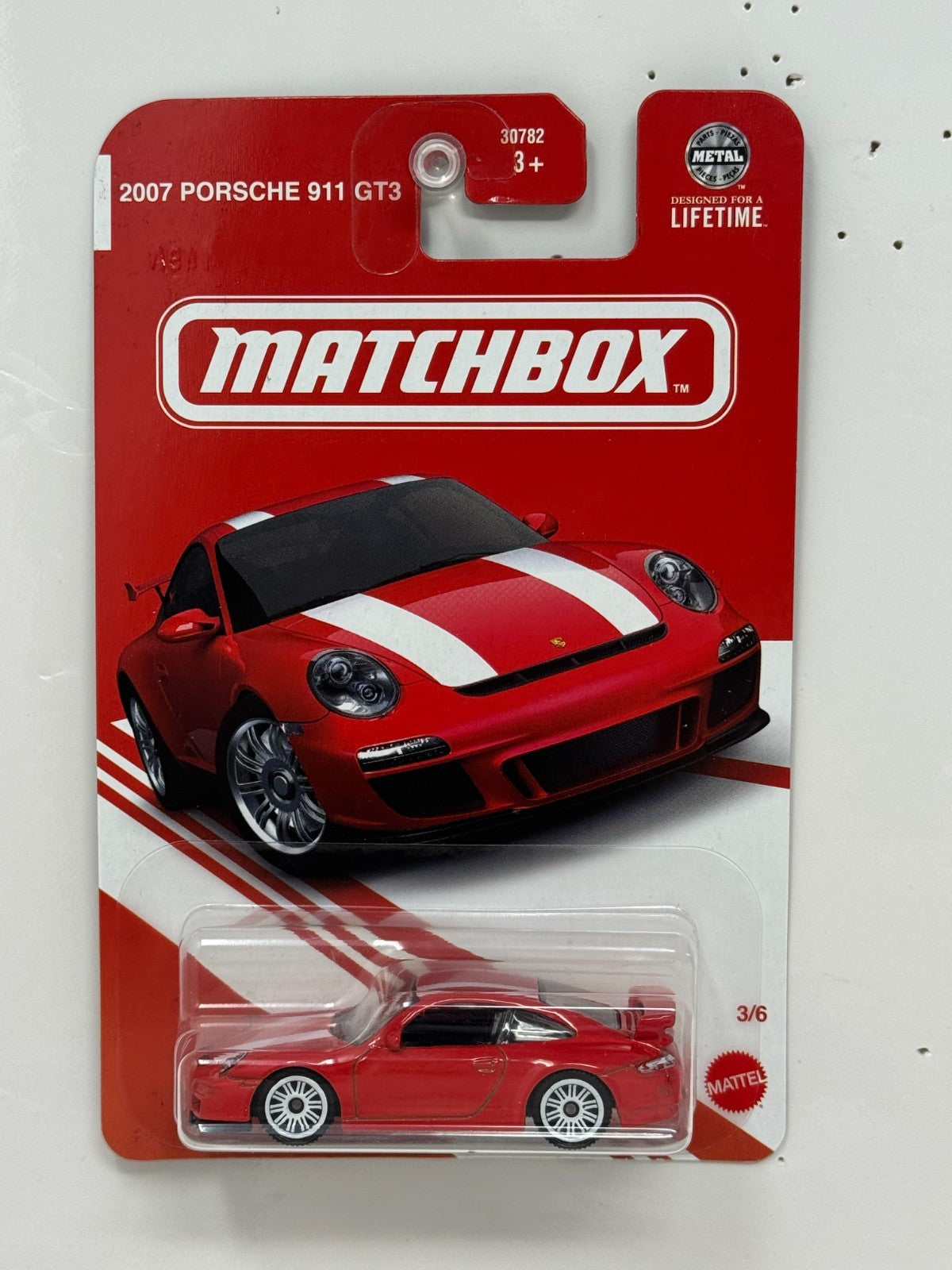 Matchbox 2007 Porsche 911 GT3 1:64 Diecast Red