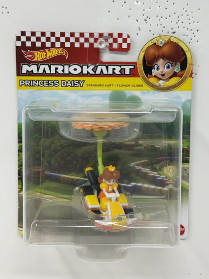Hot Wheels Mario Kart Princess Daisy Standard Kart Flower Glider 1:64 Diecast