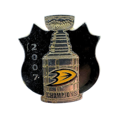 Anaheim Ducks 2007 Stanley Cup Champions NHL Hockey Lapel Pin