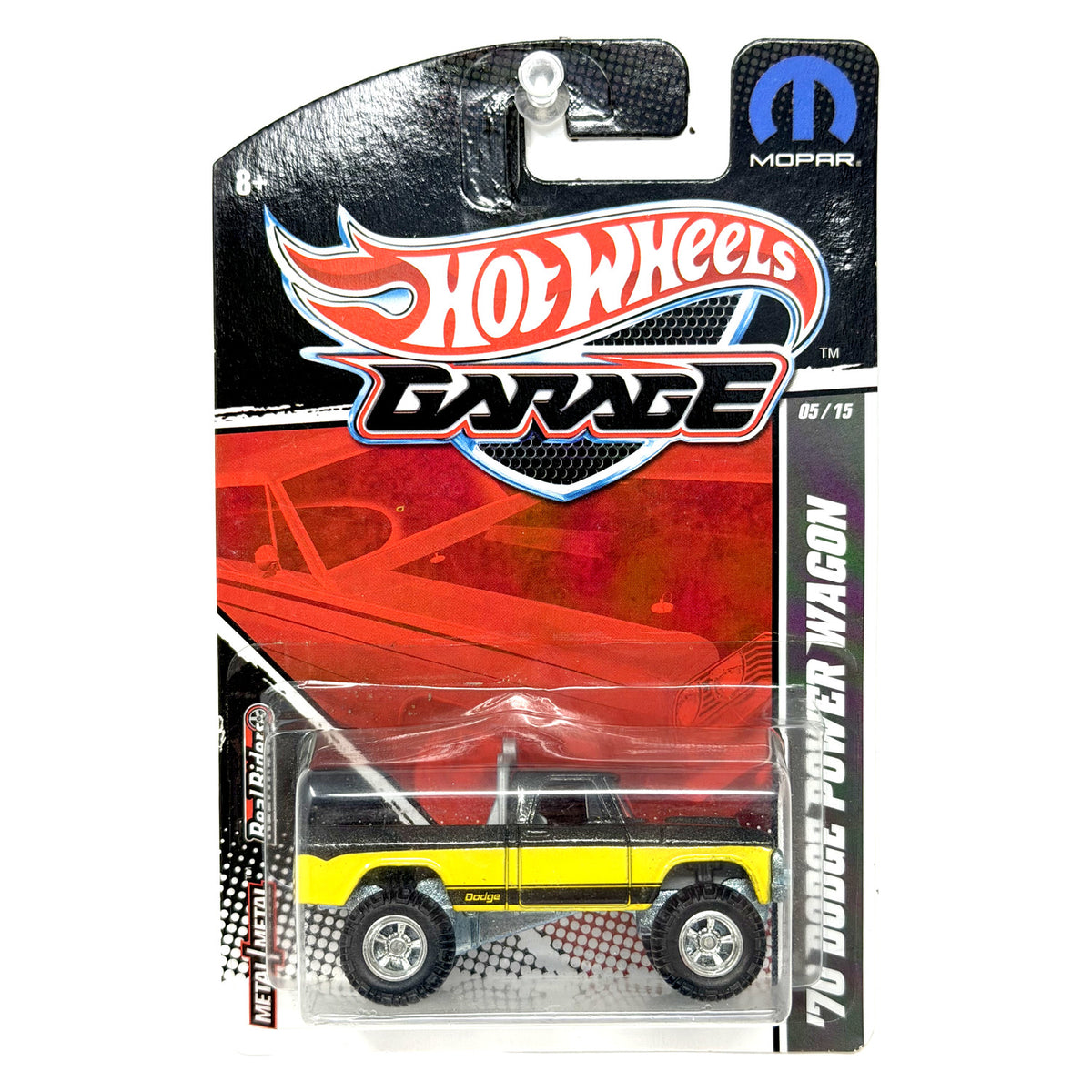 Hot Wheels Garage Mopar 1970 Dodge Power Wagon 1:64 Diecast Real Riders