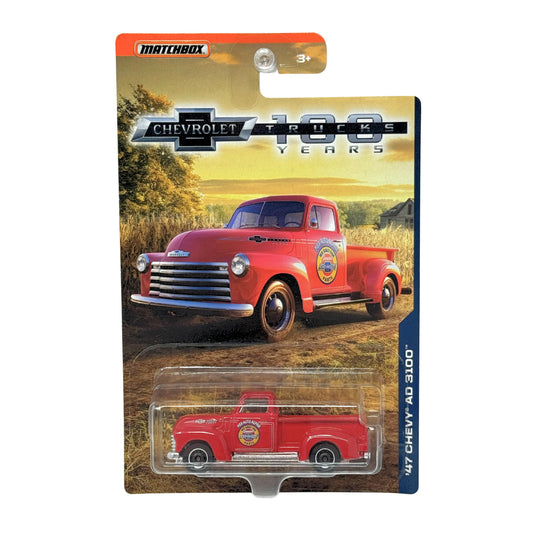 Matchbox Chevy Trucks 100 Years 1947 Chevy AD 3100 1:64 Diecast