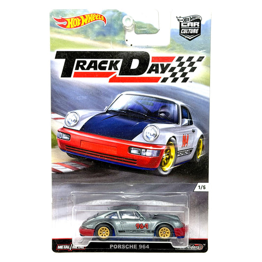 Hot Wheels Track Day Porsche 964 1:64 Diecast Real Riders
