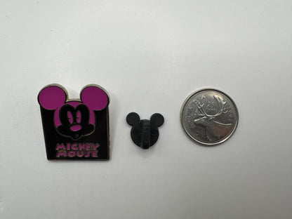 Disney Mickey Mouse Expression Baffled Pink Trading Pin DC2S1