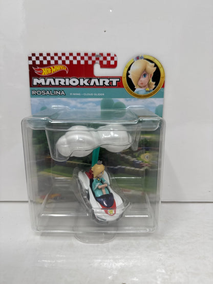 Hot Wheels Mario Kart Rosalina P-Wing + Cloud Glider 1:64 Diecast