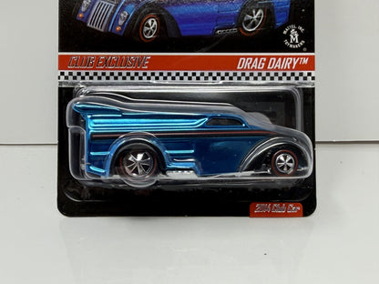 Hot Wheels RLC Red Line Club 2014 Car Drag Dairy 1:64 Diecast Blue 01670/04000