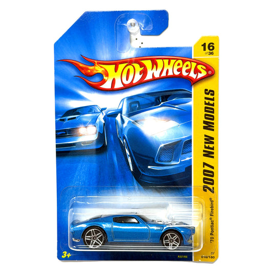 Hot Wheels 2007 New Models 1970 Pontiac Firebird 1:64 Diecast Blue