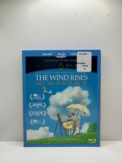 The Wind Rises (Blu-ray) Joseph Gordon-Levitt Studio Ghibli Anime Drama
