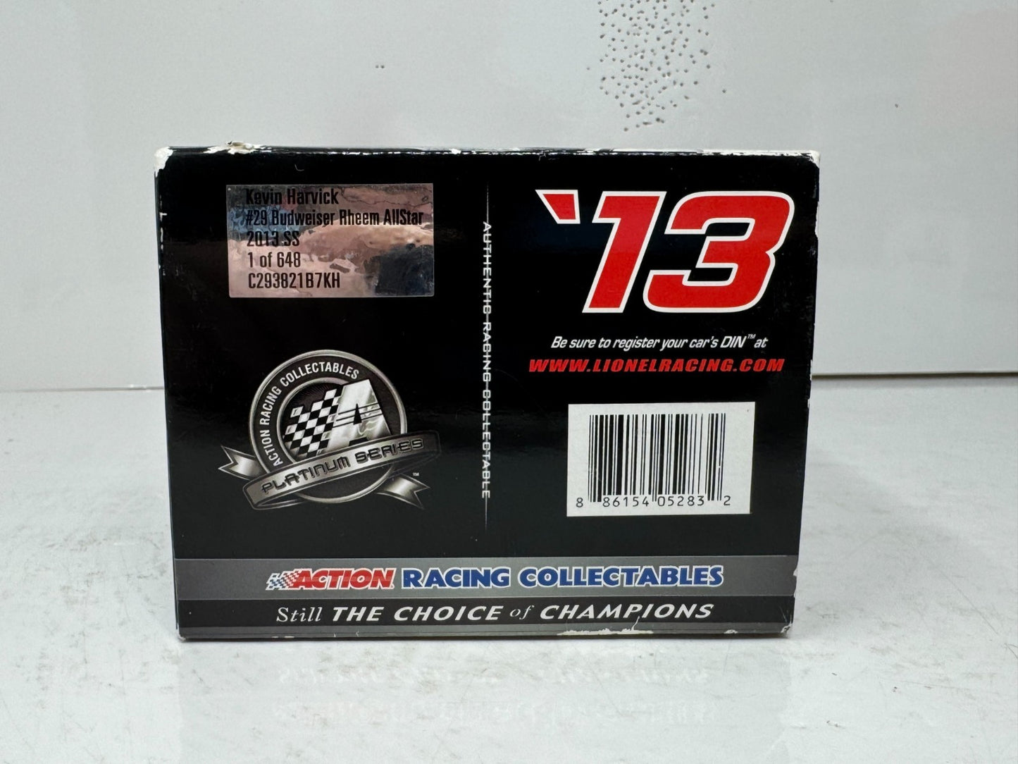 Lionel Nascar #29 Kevin Harvick Budweiser Rheem Allstar 2013 Chevy 1:24 Diecast