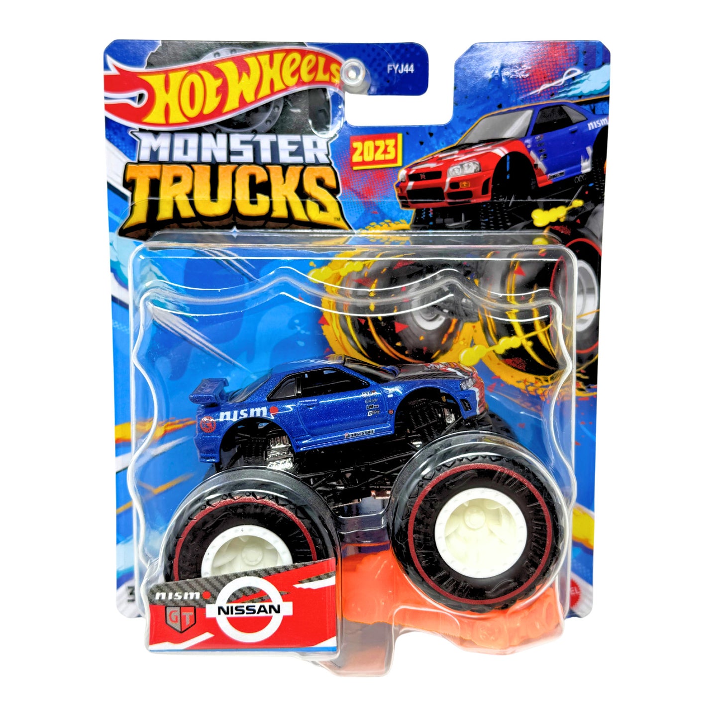 Hot Wheels Monster Trucks Treasure Hunt Nissan GT-R R34 Nismo 1:64 Diecast