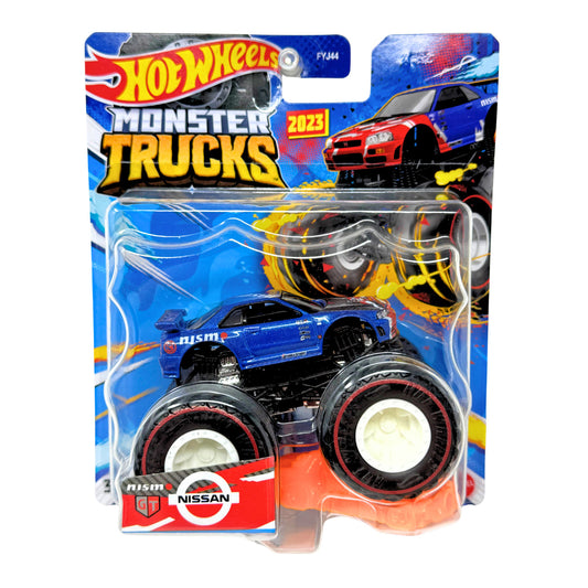 Hot Wheels Monster Trucks Treasure Hunt Nissan GT-R R34 Nismo 1:64 Diecast