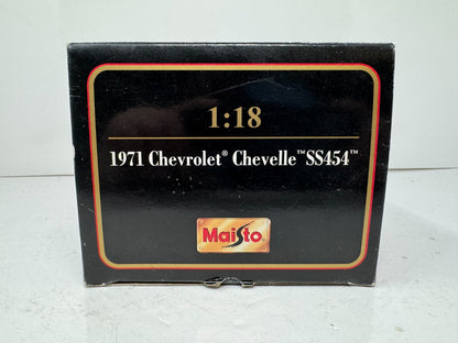 Maisto 1971 Chevrolet Chevelle SS454 Special Edition 1:18 Diecast