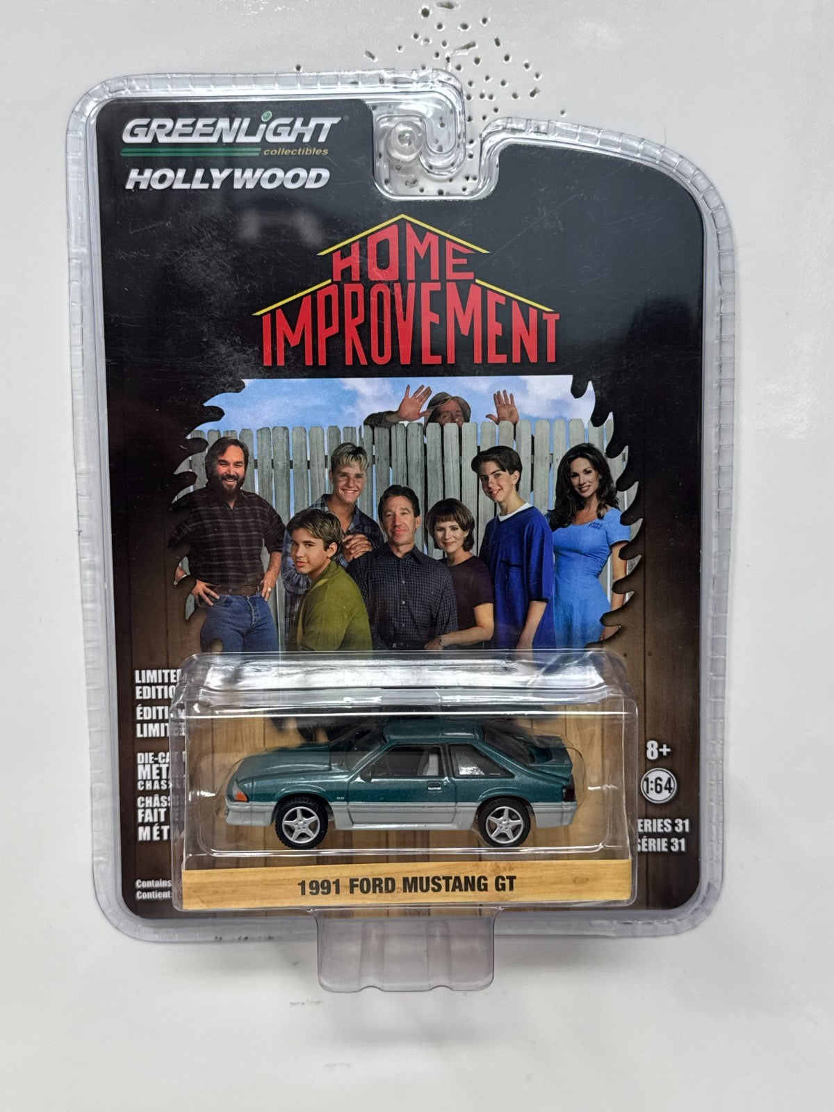 Greenlight Hollywood 1991 Ford Mustang GT Home Improvement 1:64 Diecast