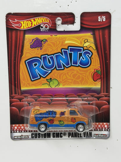Hot Wheels Nestle Runts Custom GMC Panel Van 1:64 Diecast Real Riders