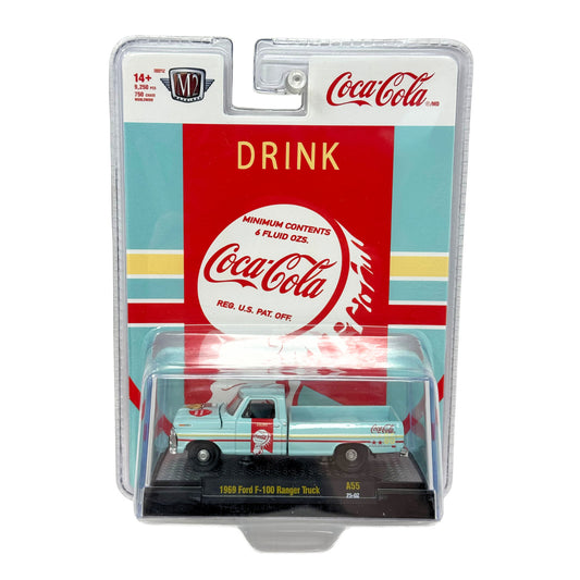 M2 Machines Coca-Cola 1969 Ford F-100 Ranger Truck 1:64 Diecast
