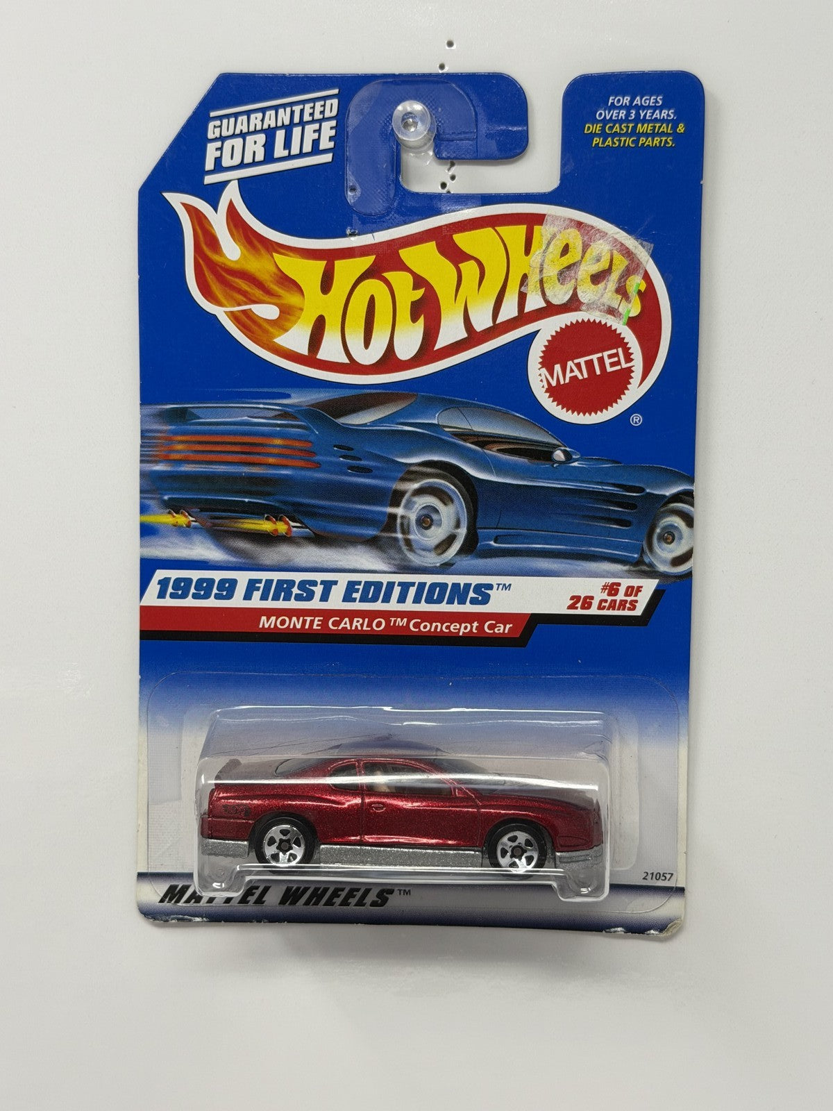 Hot Wheels First Editions Monte Carlo Concept Car 1:64 Diecast U.S. Card
