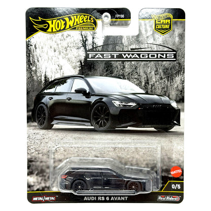 Hot Wheels Premium Fast Wagons Audi RS 6 Avant CHASE 0/5 1:64 Diecast