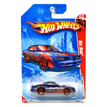 Hot Wheels Race World Volcano Pontiac Hot Bird 1:64 Diecast Blue