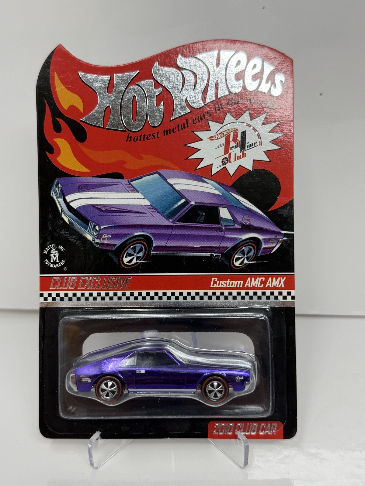 Hot Wheels RLC Red Line Club 2010 Club Exclusive Custom AMC AMX 1:64 Diecast