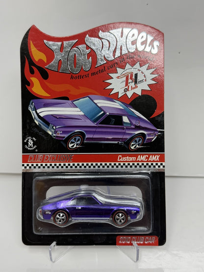 Hot Wheels RLC Red Line Club 2010 Club Exclusive Custom AMC AMX 1:64 Diecast