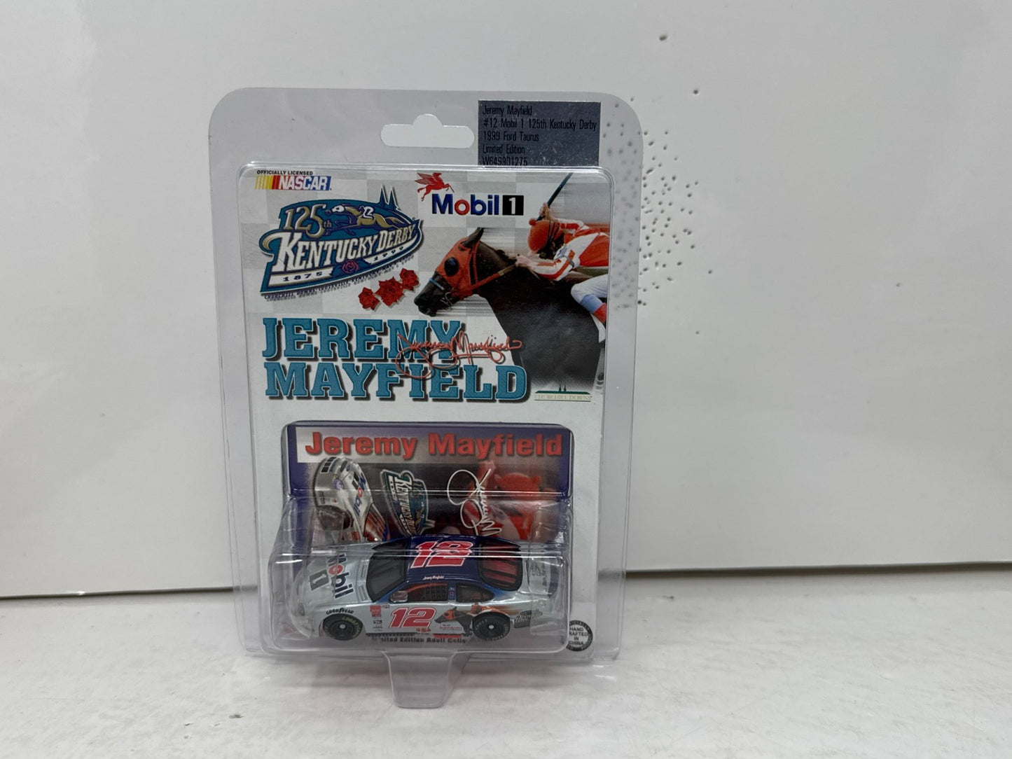 Action Nascar #12 Jeremy Mayfield Mobil Kentucky Derby Ford Taurus 1:64 Diecast
