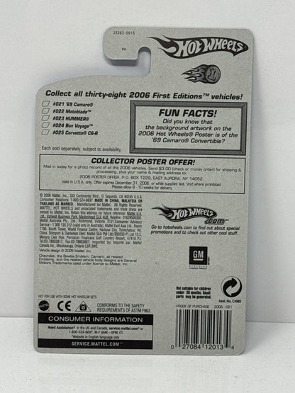 Hot Wheels First Editions 1969 Chevy Camaro 1:64 Diecast Factory Sealed