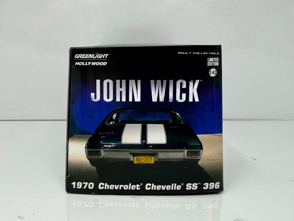 Greenlight Hollywood John Wick 1970 Chevrolet Chevelle SS 396 1:43 Diecast