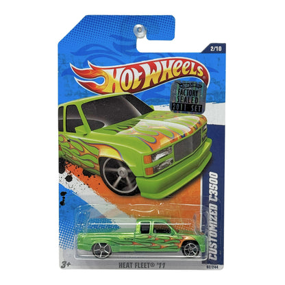 Hot Wheels Heat Fleet 1988 Customized Chevy C3500 1:64 Diecast Factory Sealed