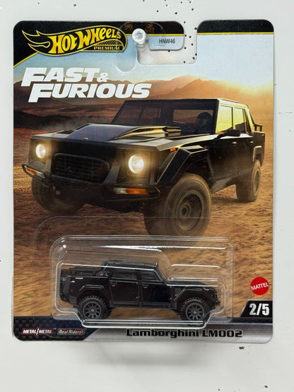 Hot Wheels Premium Fast & Furious Lamborghini LM002 1:64 Diecast