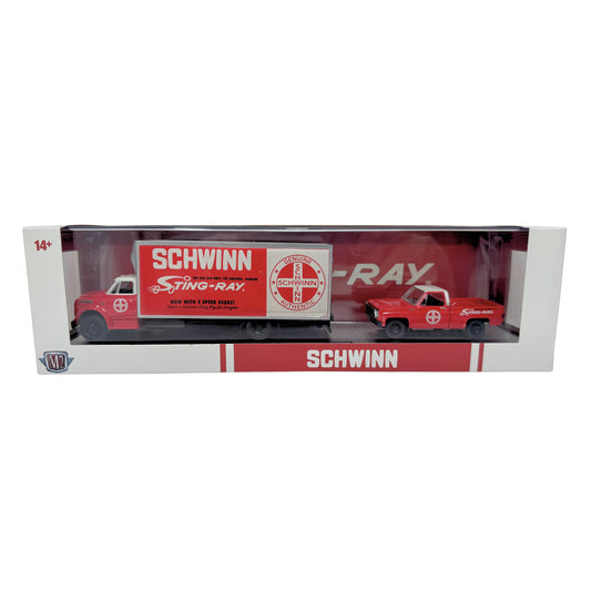 M2 Machines Schwinn 1973 Chevrolet Truck Step Side & C60 Hauler 1:64 Diecast