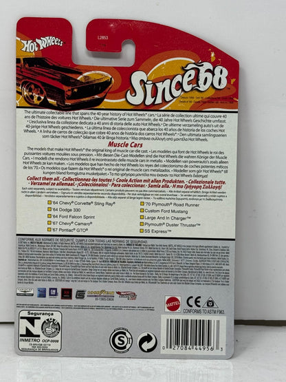 Hot Wheels Since '68 Muscle Cars 1967 Pontiac GTO Muscle Car 1:64 Diecast