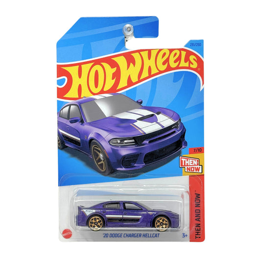 Hot Wheels Then and Now 2020 Dodge Charger Hellcat 1:64 Diecast