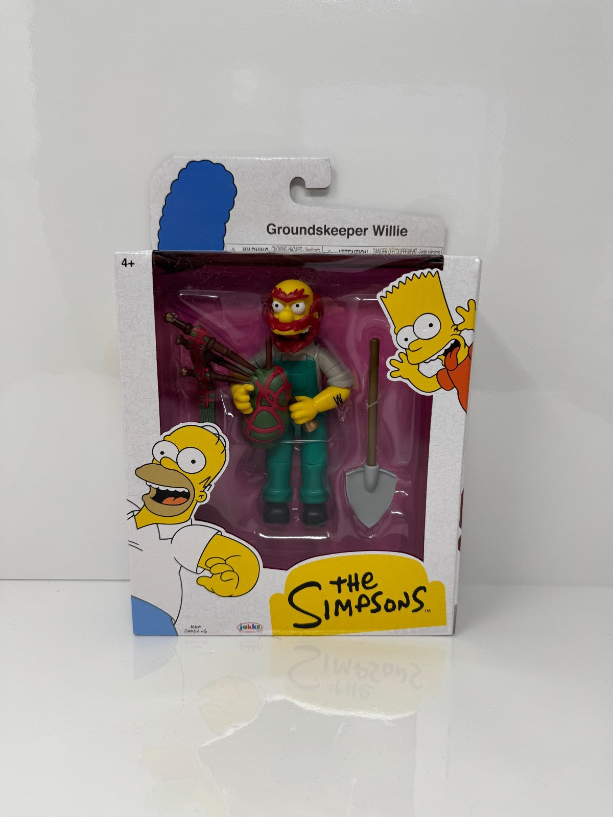 Jakks Pacific The Simpsons Groundskeeper Willie with Shovel Action Figure