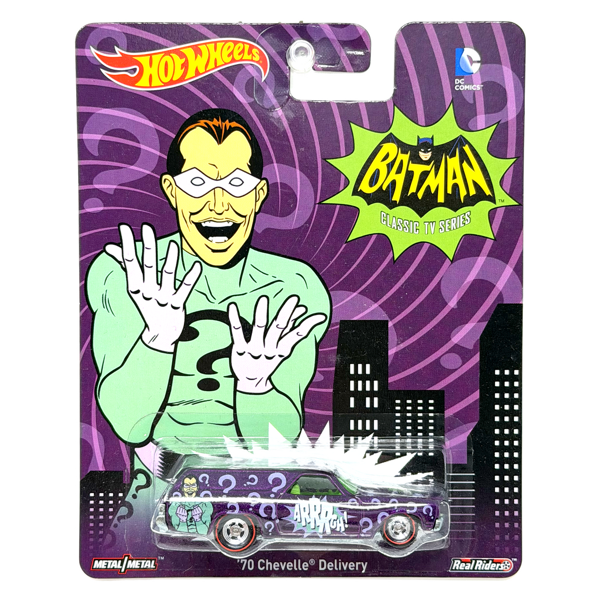 Hot Wheels Batman Classic TV Series 1970 Chevelle Delivery 1:64 Diecast RRs