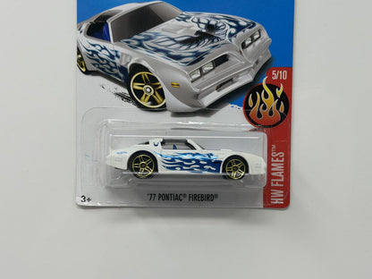Hot Wheels HW Flames 1977 Pontiac Firebird 1:64 Diecast White