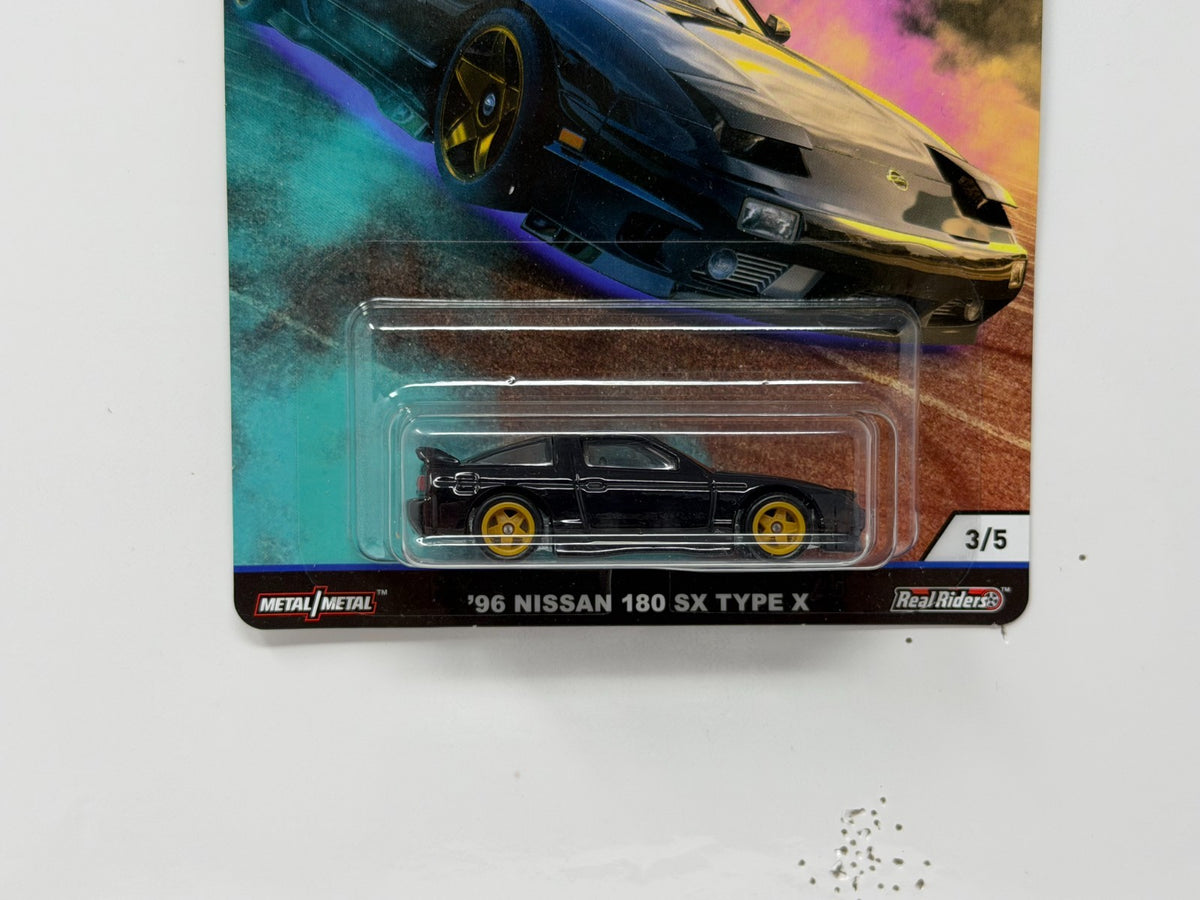 Hot Wheels Premium Street Tuners 1996 Nissan 180SX Type X 1:64 Diecast