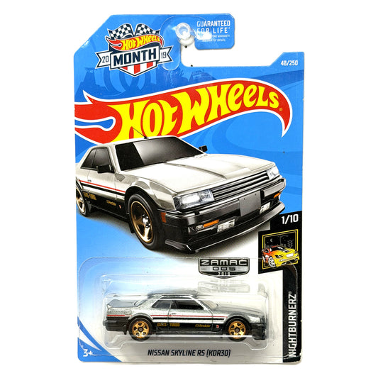 Hot Wheels ZAMAC Nightburnerz Nissan Skyline RS KDR30 1:64 Diecast