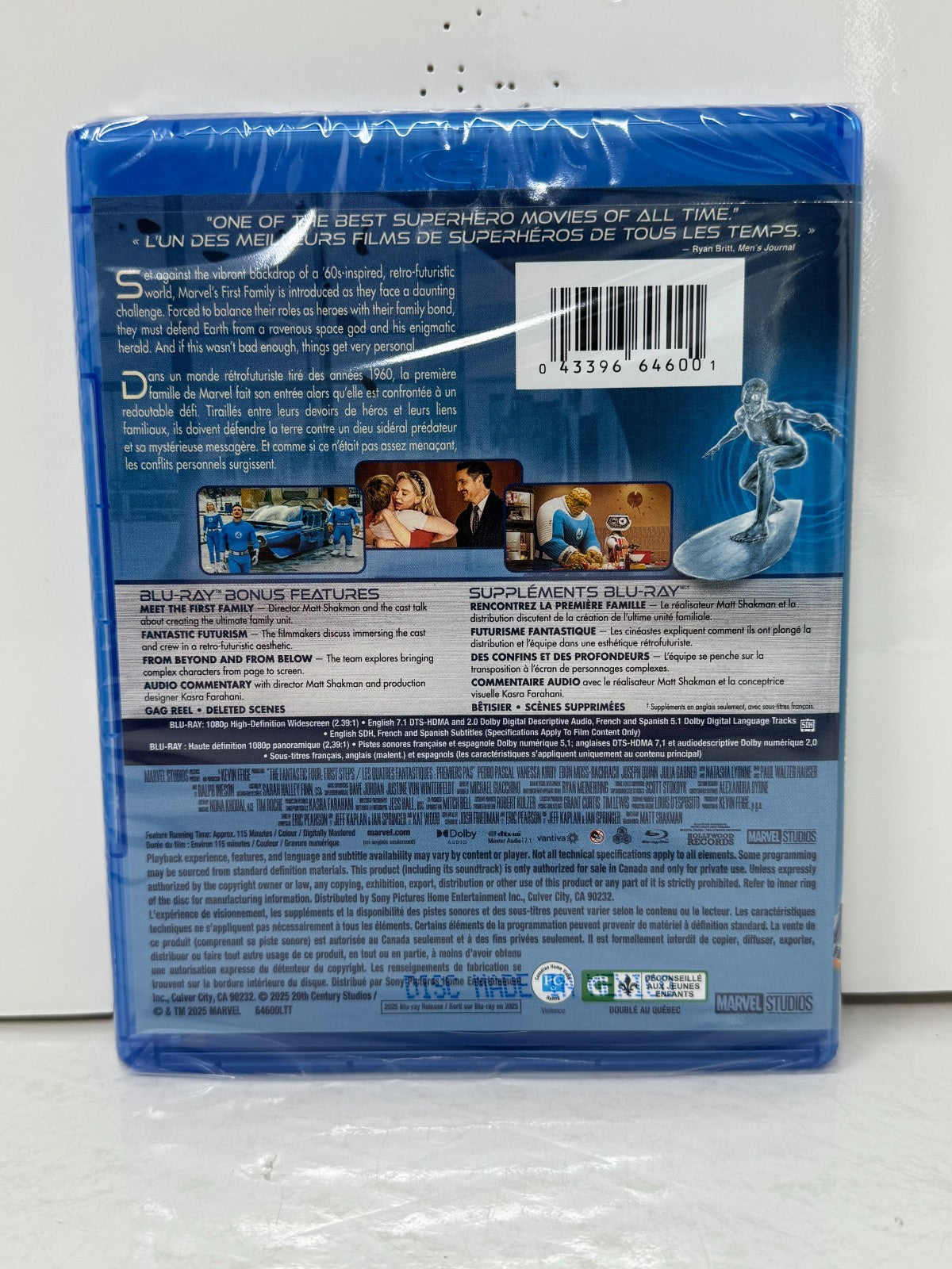 The Fantastic Four: First Steps (Blu-ray) Pedro Pascal Marvel Sealed!!!