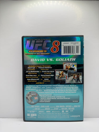 UFC 8 David vs Goliath (DVD) UFC Sports