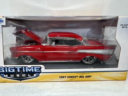 Jada Bigtime Muscle 1957 Chevy Bel Air 1:24 Diecast