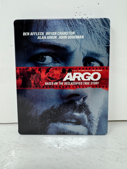 Argo (Blu-ray) Steelbook Ben Affleck Thriller Good Condition!!!