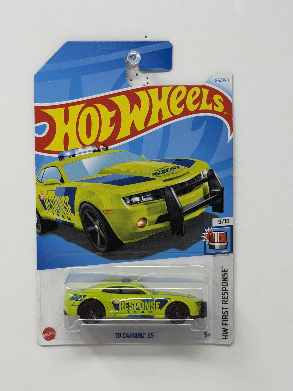Hot Wheels HW First Response 2010 Chevrolet Camaro SS 1:64 Diecast Lime