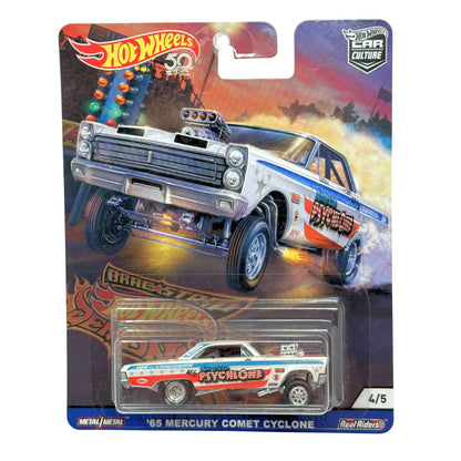 Hot Wheels Premium Drag Strip Demons 1965 Mercury Comet Cyclone 1:64 Diecast