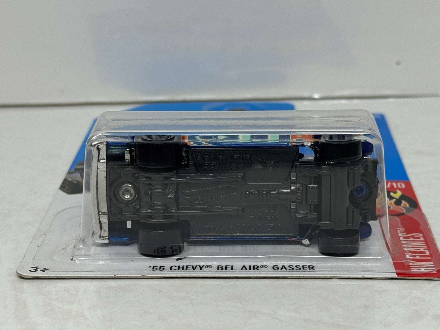 Hot Wheels HW Flames 1955 Chevy Bel Air Gasser 1:64 Diecast TAMPO ROOF ERROR