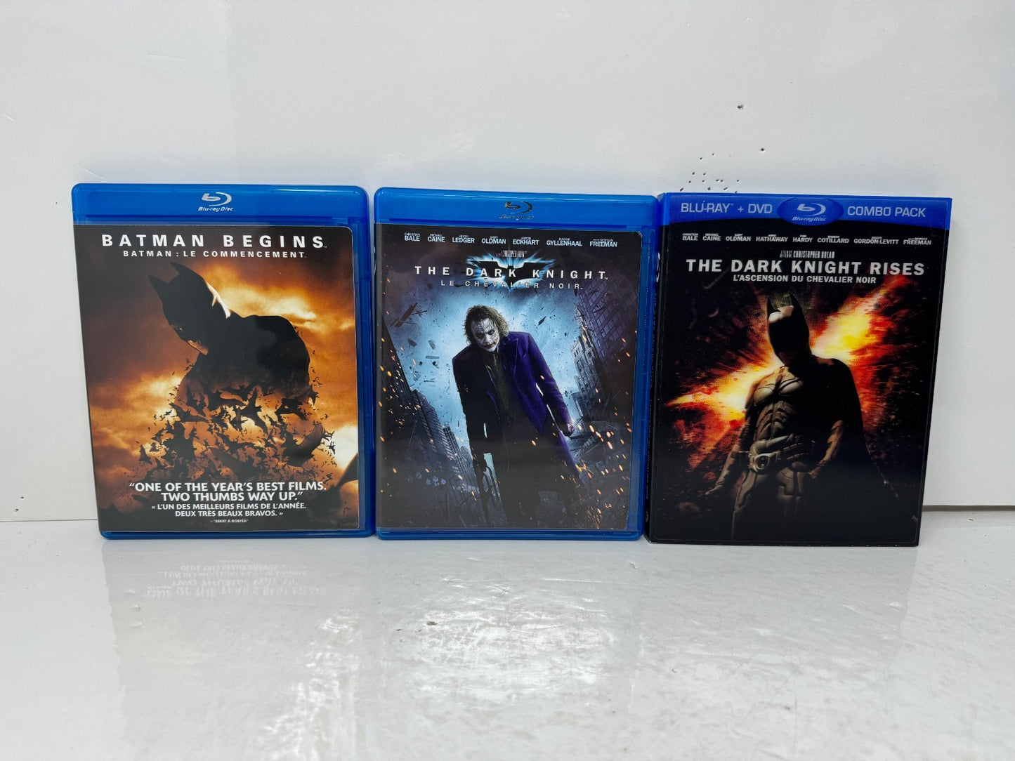 Batman Begins / The Dark Knight / The Dark Knight Rises Blu-ray Trilogy Set