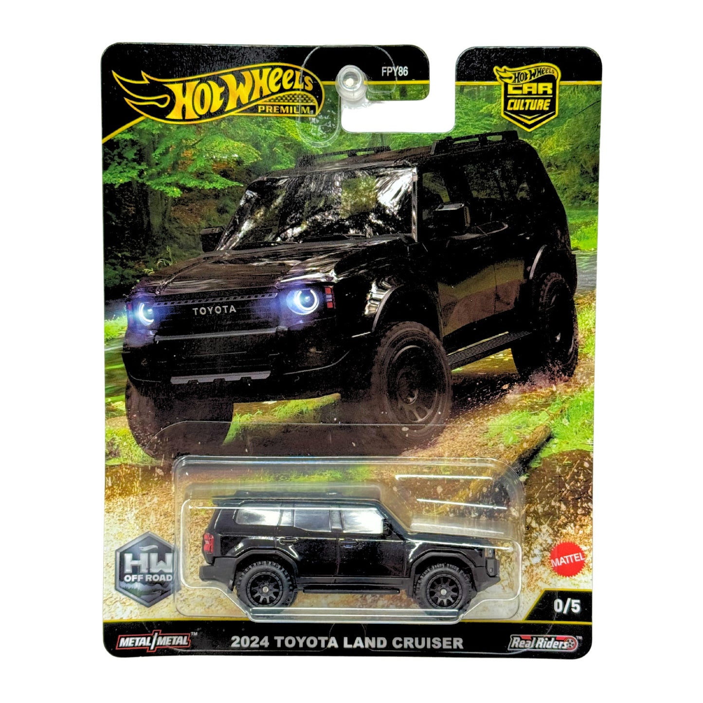 Hot Wheels Premium HW Off-Road 2024 Toyota Land Cruiser CHASE 1:64 Diecast 0/5