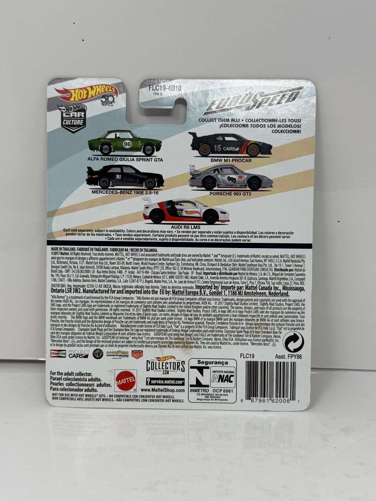 Hot Wheels Euro Speed Alfa Romeo Giulia Sprint GTA 1:64 Diecast Real Riders