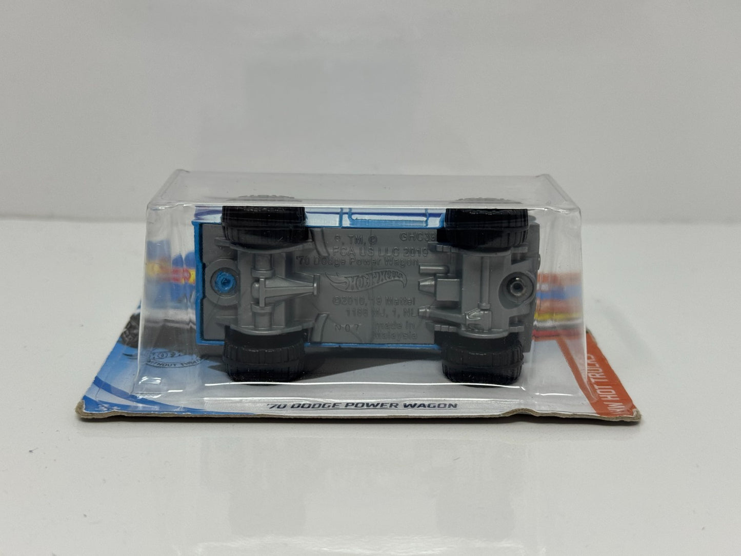 Hot Wheels Hot Trucks 1970 Dodge Power Wagon 1:64 Diecast Short Card