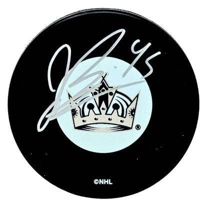 Jonathan Bernier Los Angeles Kings Signed NHL Autograph Puck Silver Auto